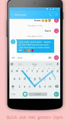 One Emoji Keyboard - GIF, Free android App screenshot 4